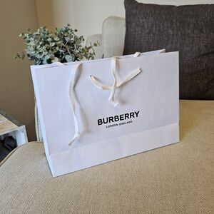 Brand new Burberry empty shopping bag